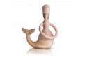 Mermaid 17cm Eg og Ahorntræ