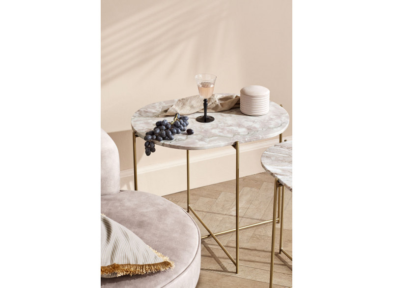 Krukke Rille sandsten lyserød