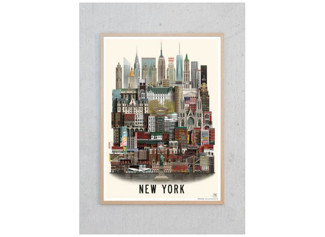 New York poster by Martin Schwartz - A3
