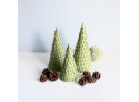 Christmas Trees - Set of 3 - 22-18-14cm