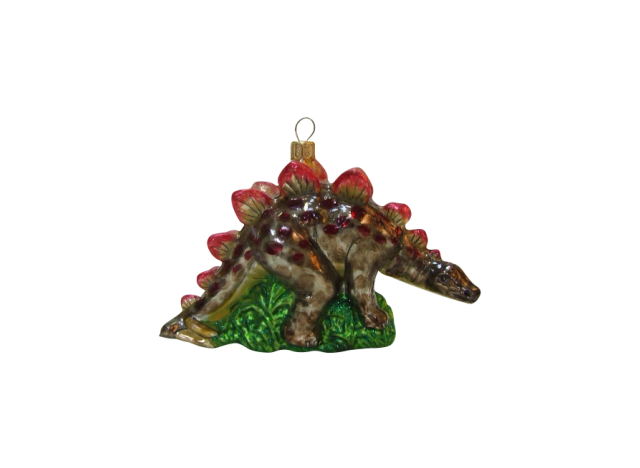 Julekugle-Stegosaurus-dinosaurus - Håndlavet