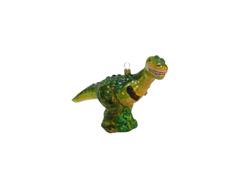 Julekugle T-Rex-dinosaurus - Håndlavet