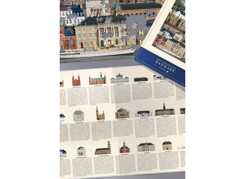 Puslespil Royal Danmark 1000 brikker