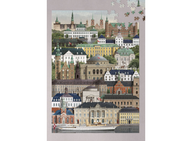 Puslespil Royal Danmark 1000 brikker