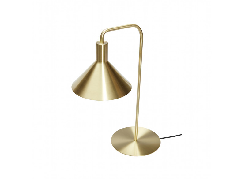 Bordlampe Messing Ø37xH50