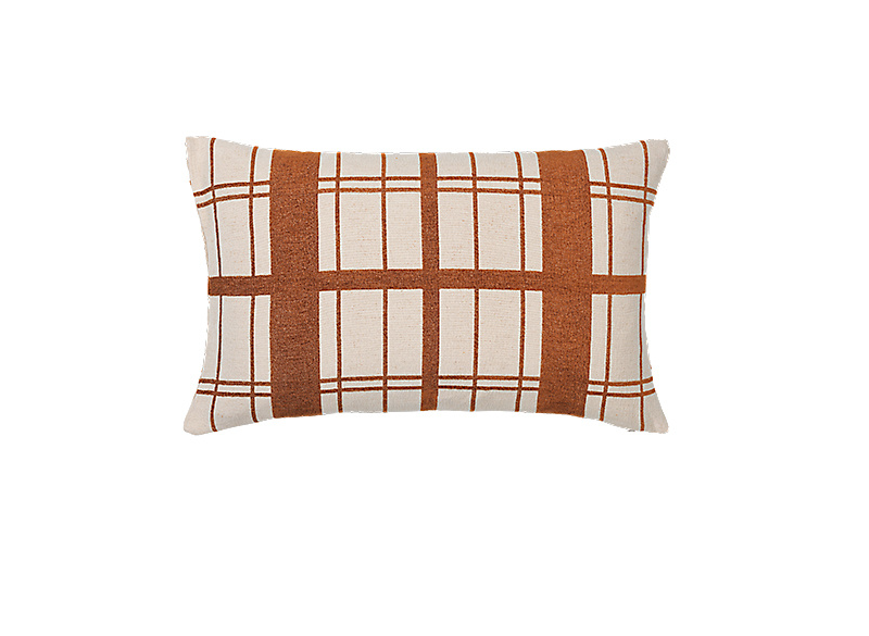 Cusion Chequer 40X60 Rust