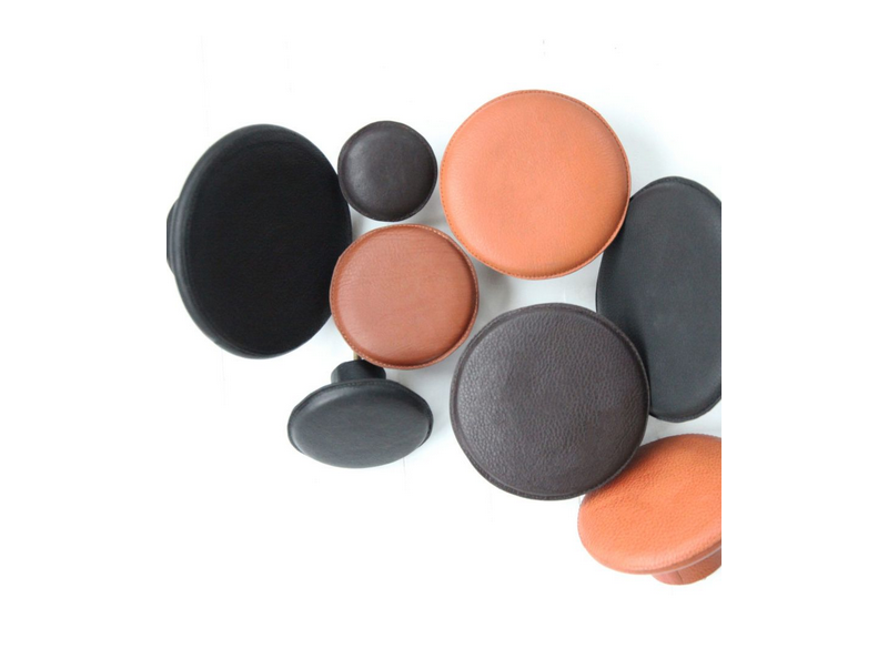 Knage Læder Elefant 6 cm