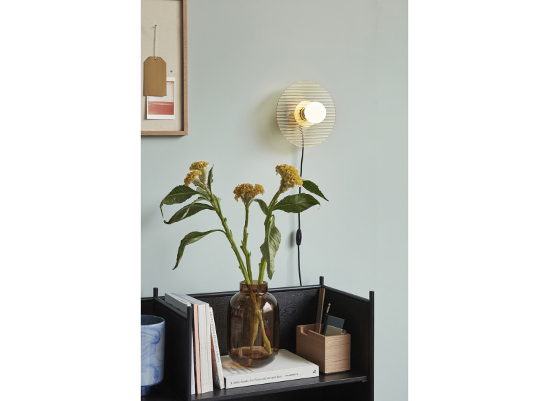 Wall lamp Glass-Brass