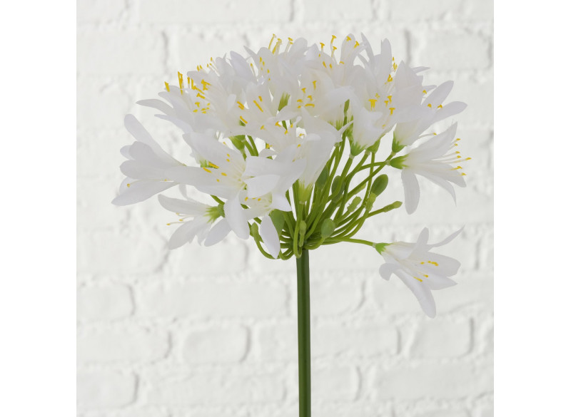 Lotus blomst Lilla-Hvid 80cm