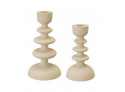 Malia Candlestick Offwhite-Beige