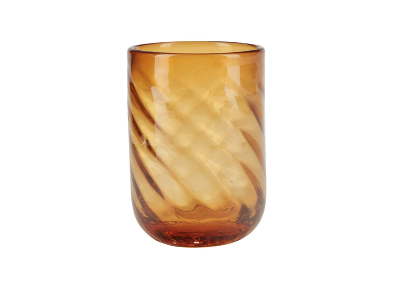 Drikkeglas Twist Amber