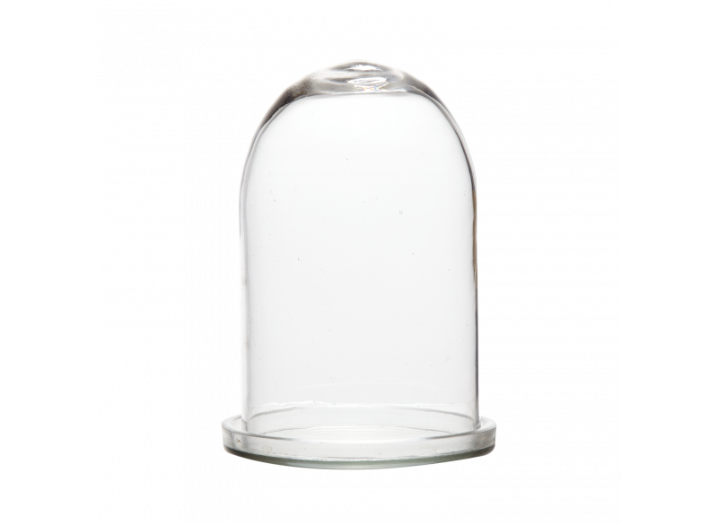Klokke krukke Glas m glasbund - Medium