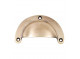 Drawer Handle Brass Broad Smoth