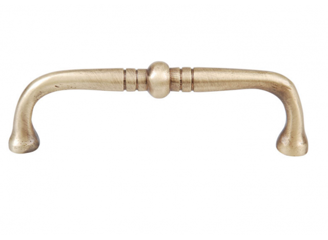 Skuffehåndtag Messing Tund