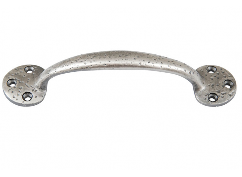 Skuffehåndtag Grå Hamret