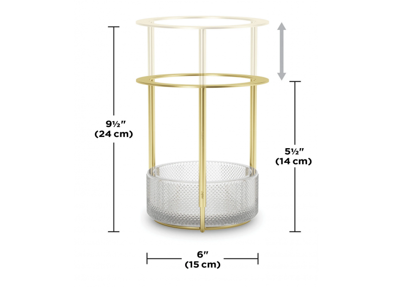 Tresora Vase Messing - Justerbar