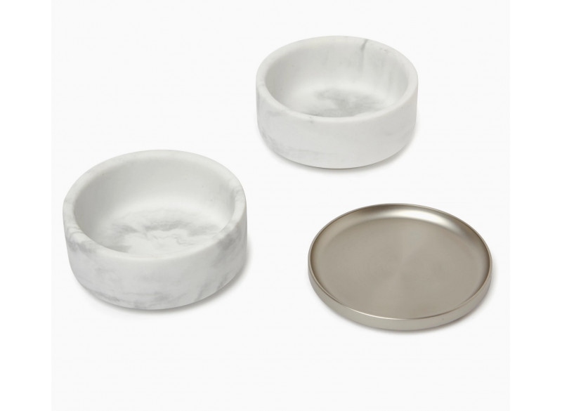 Tesora Smykkeæske m låg Krome