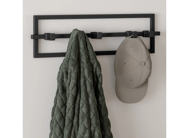 Coat rack Cubiko Black