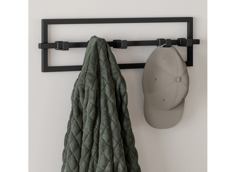 Coat rack Cubiko Black