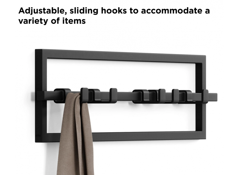 Coat rack Cubiko Black