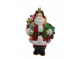 Christmas Ornament Santa Claus with a wreath