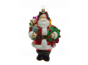 Julekugle Santa w Fruit Wreath