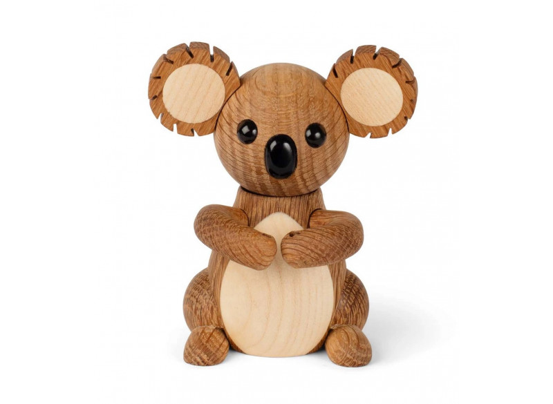 Koalabjørn Matilda egetræ med flag