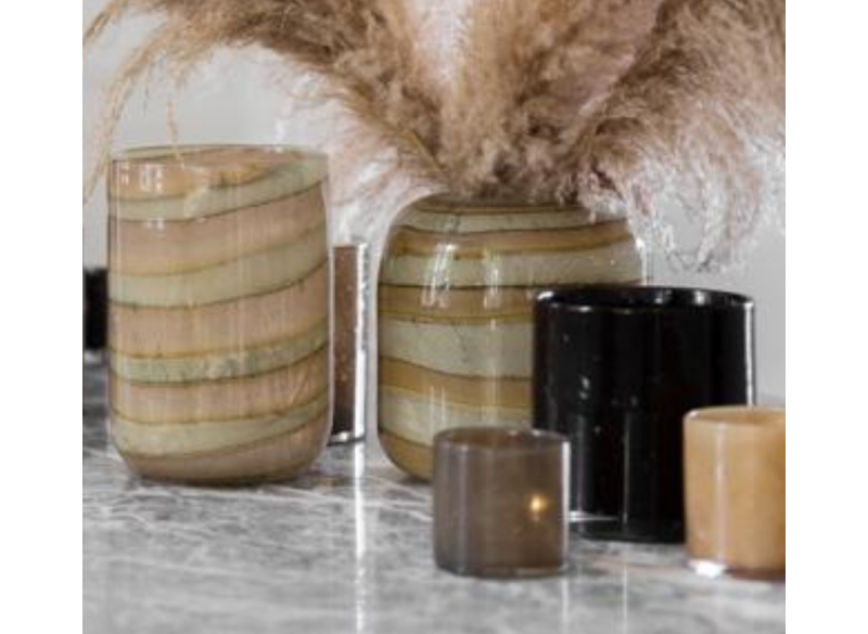 Vase Lagoon Beige Ø20xH19