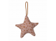 Ornament Stjerne bomuld - Dusty Rose
