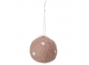 Christmas Ornament Woolen Pink