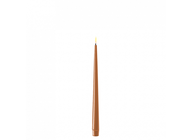 Lange lys LED 2-p Ø2,2cm Karamel