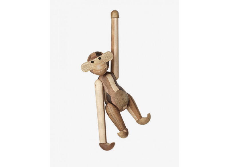 Anniversary Monkey Medium Mixed Wood