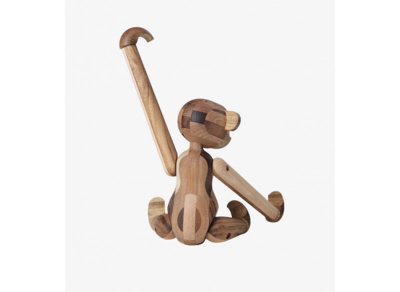 Anniversary Monkey Medium Mixed Wood