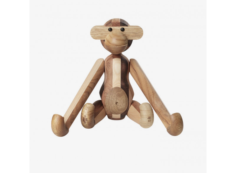 Anniversary Monkey Medium Mixed Wood