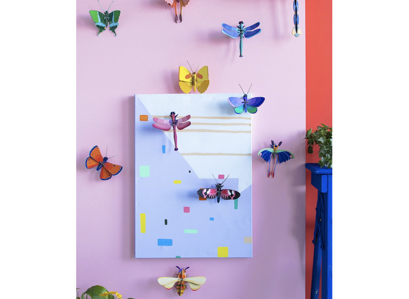 Wall deco Ruby Dragonfly - mini