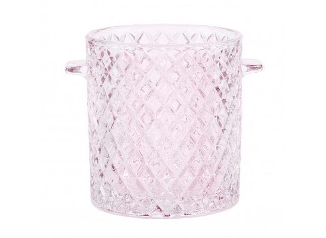 Vinkølere Glas Lyserød H18 x Ø14cm