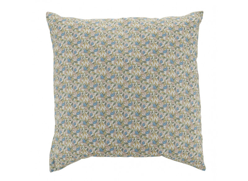 Pude Blomster Grøn 45x45