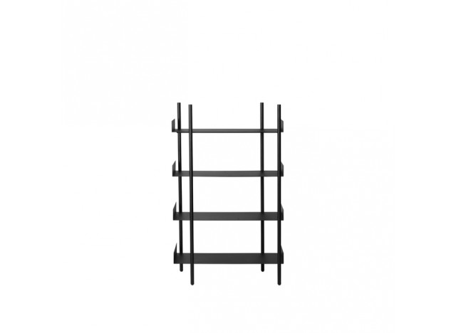 B: Nobuko Hyldesstem Sort 4st ben (131cm), 4 hylder