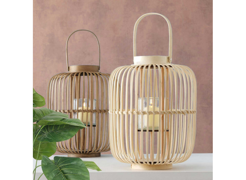 Lanterne Bambu H43cm