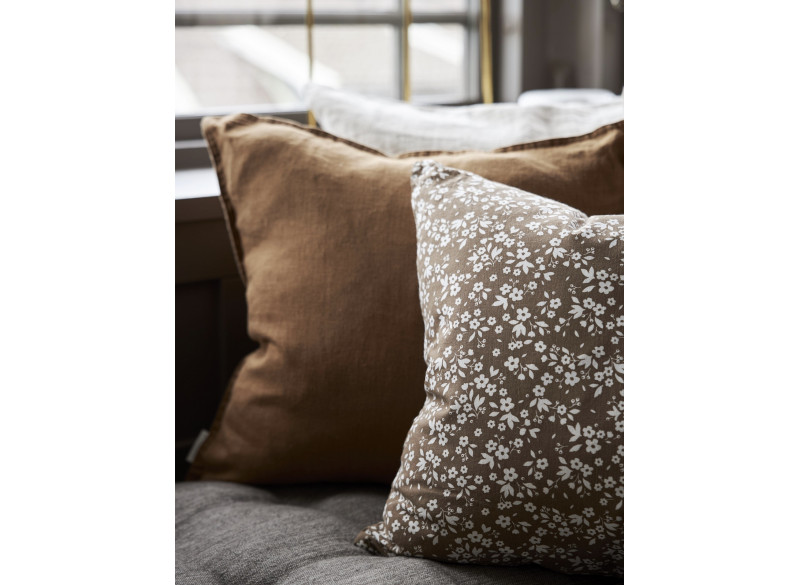 Pillow Sabina linen Brown 45x45