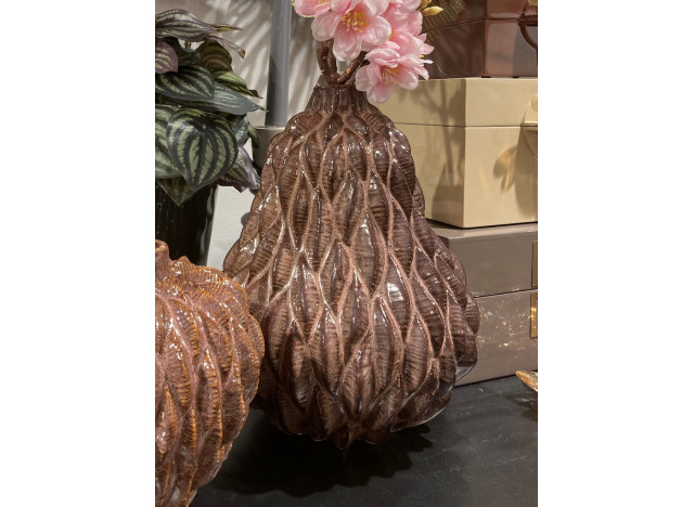 Vase Pære 25x20 Gylden