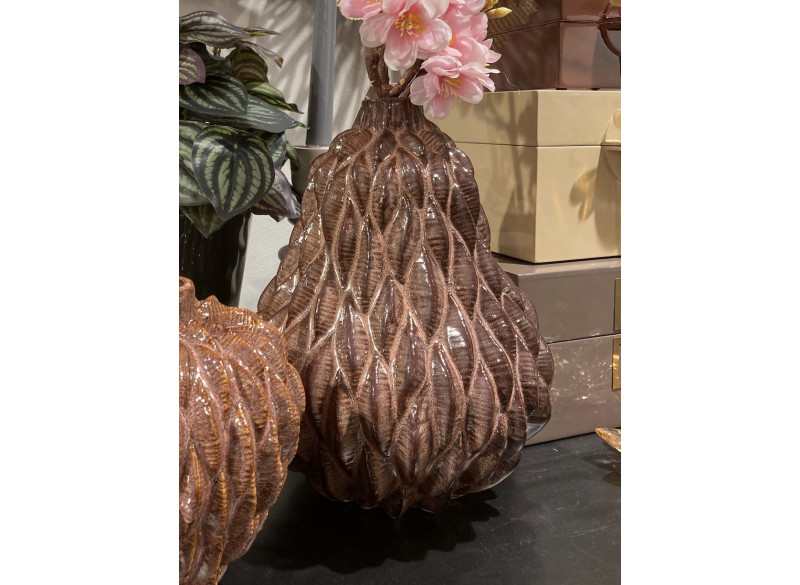 Vase Pære 25x20 Gylden