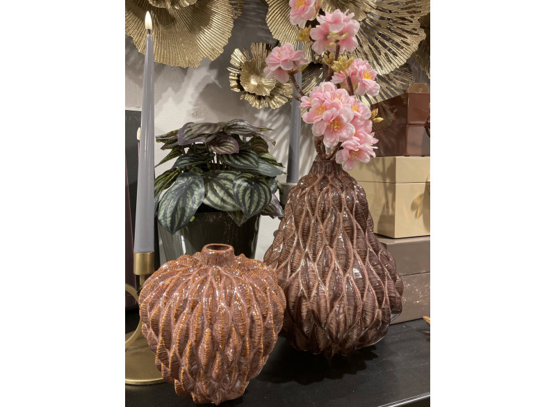 Vase Pære 25x20 Gylden