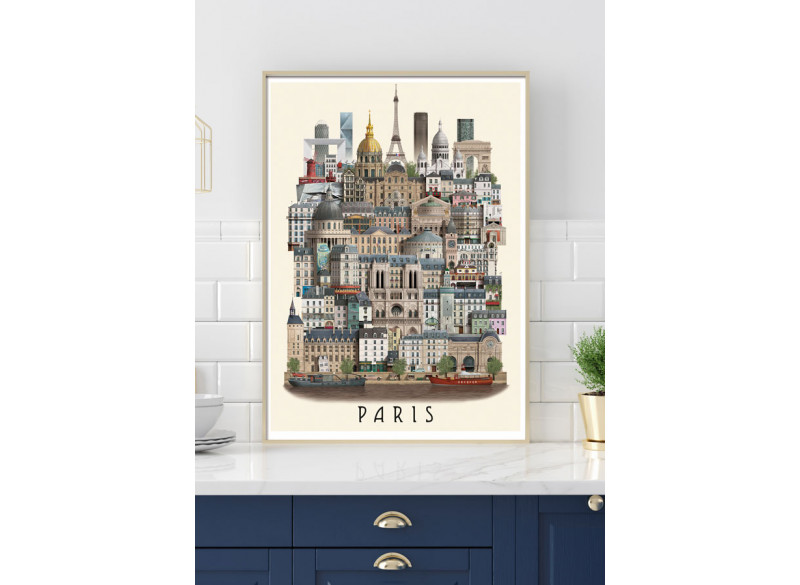 Poster Paris 50x70 Martin