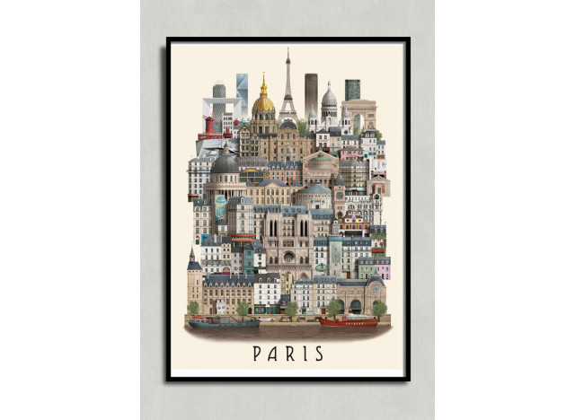 Poster Paris 50x70 Martin