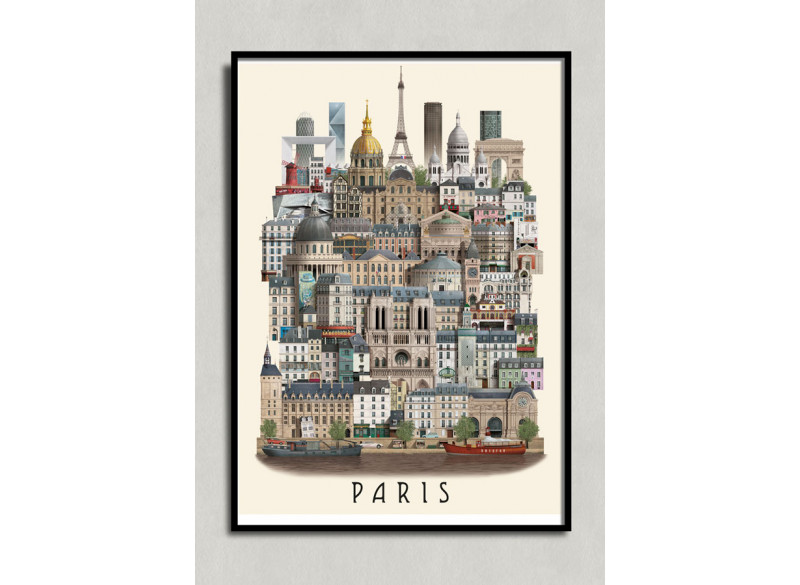 Poster Paris 50x70 Martin