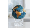 Moving Globe Blue-Gold