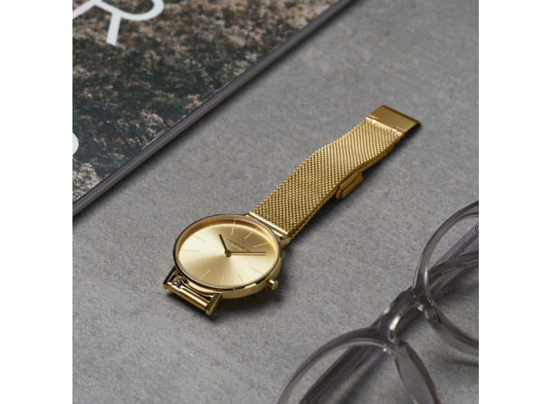 Wrist Watch Essentiel Gold-Gold-Gold