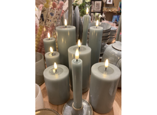 Bloklys LED Ø7,5 cm Salvie