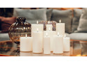 Block Candle LED Ø5 White
